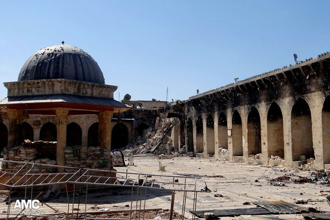 建於12世紀的伍麥葉清真寺(Umayyad Mosque，如圖所示)上周被毀.01.jpg